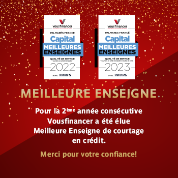 Vousfinancer élu meilleure enseigne 2022 et 2023
