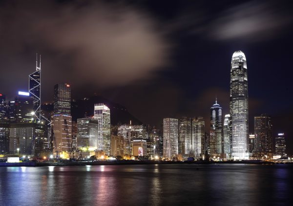 Gratte ciel à Hong Kong